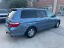 2007 Blue /Silver Honda Odyssey EX (5FNRL38457B) with an 3.5L V6 SOHC 24V engine, 5-Speed Automatic Overdrive transmission, located at 1501 West 15th St., Houston, 77008, (713) 869-2925, 29.797941, -95.411789 - Photo#2